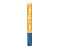 DARWI Marqueur Peinture Textile Pailletée Pointe Conique Fine 2mm - Bleu nacré