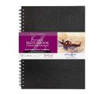 Zeta Series carnet spiralé 25F 22,9x30,5cm 270g - Blanc