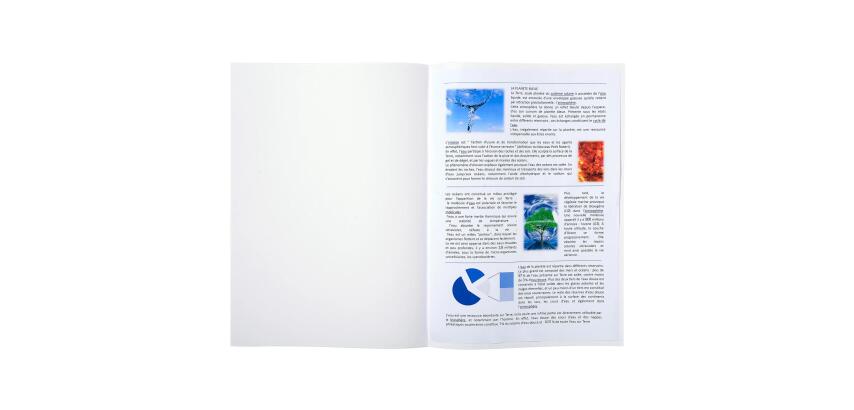 Pack of 100 legal insert folders 22x31 cm - White
