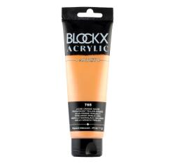 Feine Acrylfarbe, Acrylic Artist, Tube 120ml - Gelb-orange Perlmutt
