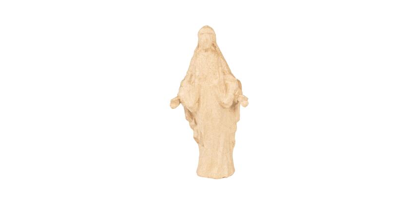 Braunes Pappmaché, Jungfrau Maria 12x5,5x22,5 cm - Kraft