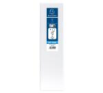 Classeur 4 anneaux plastifié Exacompta Kreacover personnalisable A4 maxi - Dos 9 cm blanc