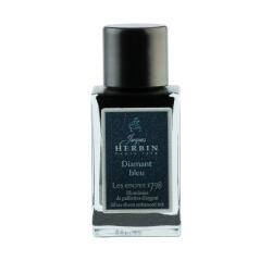 Encre 1798 à paillettes argentées 15ml - Diamant bleu