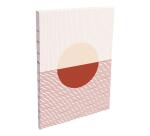 Terracotta, Carnet brochure souple A6 10,5x14,8 cm, 144 pages, ligné, dos brut, ass.