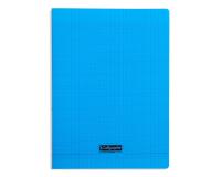 Cahier piqué 8000 POLYPRO 24x32 cm 140 pages grands carreaux 90 g - Bleu