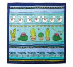 Seidentuch 100% Seide - 90x90cm Lama - Weiß