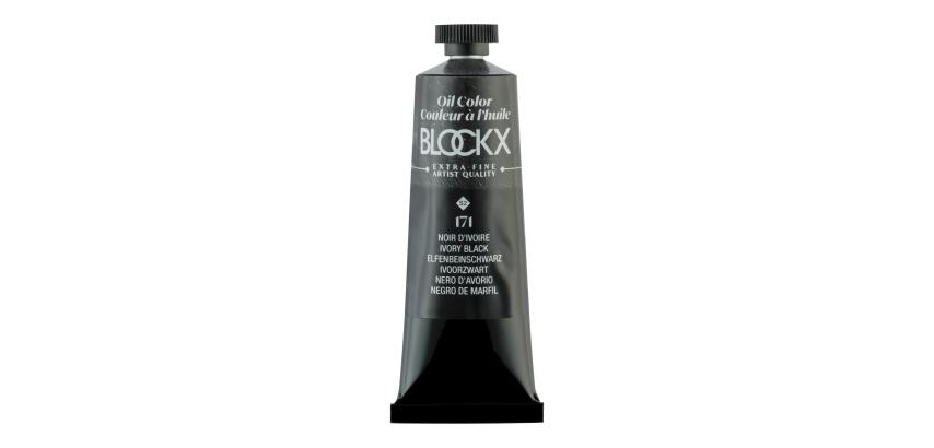 Ölfarbe, Elfenbeinschwarz - Tube 35ml - Elfenbeinschwarz|