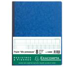 Booklet 8 columns on 1 page 31 lines 80 pages 32x25cm - Assorted colours