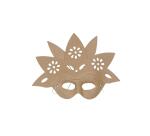 Masque fleur 9x23x22cm - Kraft