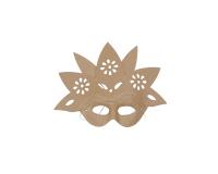 Masque fleur 9x23x22cm - Kraft