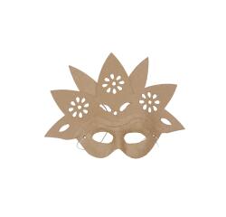 Masque fleur 9x23x22cm - Kraft