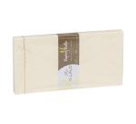 20 enveloppes DL (110x220mm) paille gommées - ivoire