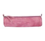 TIE&DYE Trousse ronde Ø5,5x22 cm, rose violine - Rose violine