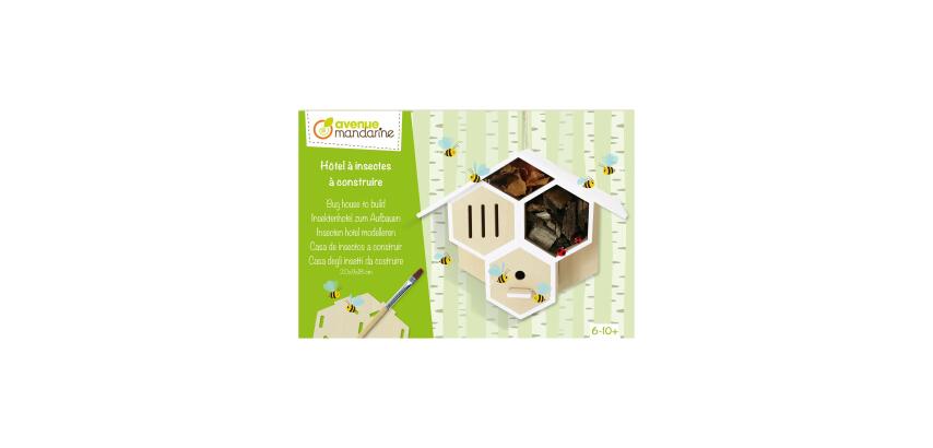 Boîte créative, Hôtel à insectes à construire - Bois