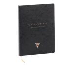 Flying Spirit, Black, DaytoDay journal 19x25 cm, 192 pages, dot, pochette à soufflet au dos, marquepage, fermeture élastique, ass. - Noir