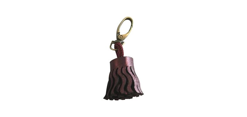 CUIRISÉ Porte-clés - Cerise