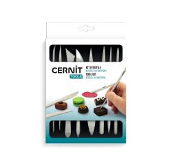 Cernit set 8 werktuigen - Wit