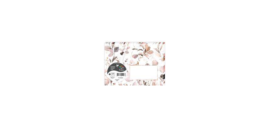 COLLECTION EUCALYPTUS, Paquet de 20 enveloppes imprimées Pollen 114x162mm 120g/m2 - Rose 3 - Rose