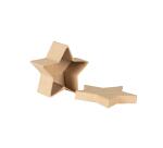 Mini boite étoile 7x7x3 cm - Kraft