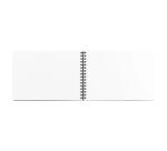 Goldline carnet spiralé 50F A4 140g paysage - Blanc