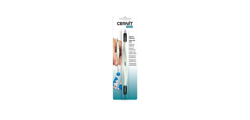 Cernit outil avec boules métal 2mm/1,5mm - Acier