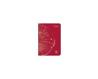 Carnet piqué FOREVER PREMIUM 100% recyclé A5 96 pages ligné papier recyclé blanc 90 g - Rouge brique