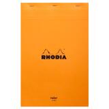 Bloc agrafé N°19 A4+ 80 feuilles  lignées + marge 80 g. - Orange