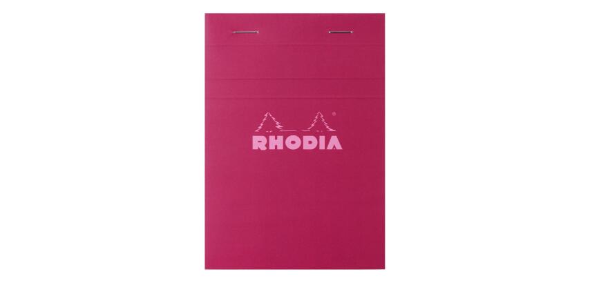 Rhodia bloc agrafé COULEURS N°13 5/5 80 feuillets microperforés, couvertures assorties - Assortis