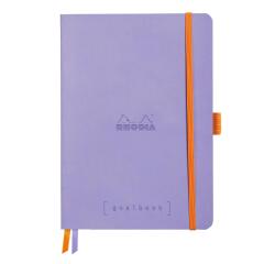 Rhodiarama Goalbook A5 met softcover, 120 blad gestippeld ivoorkleurig papier van 90g - Iris