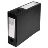 Boite de classement à pression Dos 80mm polypropylène 7/10e Opaque - A4 - Noir