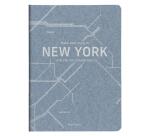 Jeans métro, Carnet mots de passe piqué cousu fil A5 - 14,8 x 21 cm, 32 pages imprimées, ass. - Bleu jeans