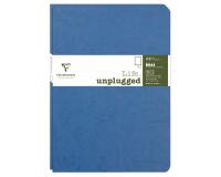 Set de 2 carnets piqués Age Bag A4 96 pages uni - Bleu