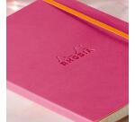 Rhodia Softcover Notebook - A5 - Dot - 80 Sheets - 90gsm - Fuchsia