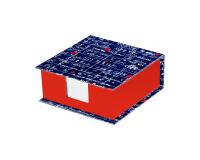 Le Mur des Je t'aime, Bloc cube 11x11x4cm contenant 300 feuillets unis 9,8x9,8 cm