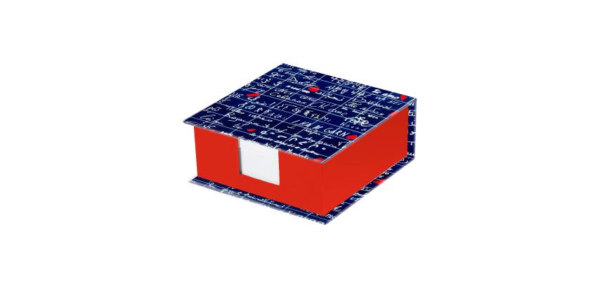 Le Mur des Je t'aime, Bloc cube 11x11x4cm contenant 300 feuillets unis 9,8x9,8 cm