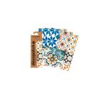 Pochette 3 Feuilles Identiques Ref 903 - Noir & Blanc
