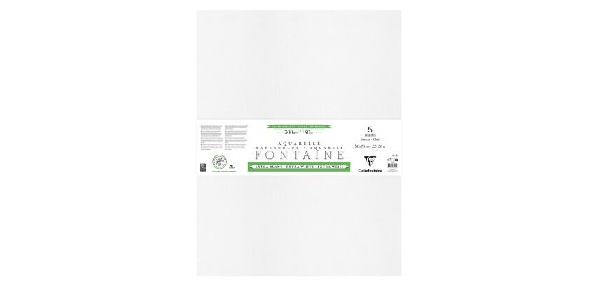 Fontaine Extra Blanc Grain Torchon paquet 5F 56x76cm 300g