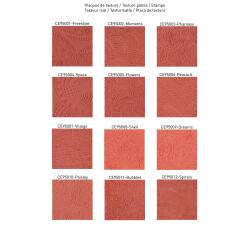 Cernit plaque de texture Freestyle - Gris