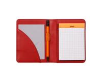 Rhodiarama livret porte-bloc N°11 pour bloc ou carnet format A7 - Coquelicot