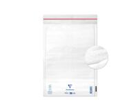 Boite de 100 Pochettes Blanches Matelassées de Film à Bulles 220x330 mm - Auto-adhésives - Blanc