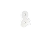 Lettre & 20,5cm - Blanc