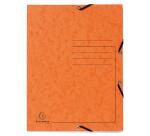 Exacompta Elasticated 3 Flap Folders Pre Printed - Assorted colours