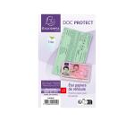 Etui de protection pour papiers voiture PVC lisse 20/100e - Cristal