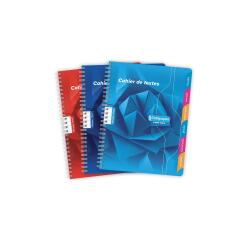 Textes reliure intégrale 7000 17x22 cm 100 pages grands carreaux 70 g - Assortis
