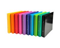 Classeur 2 anneaux 25mm Iderama A5 - dos 3,5 cm - Couleurs assorties