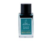 Encre 1670 à paillettes dorées 15ml - Vert emeraude