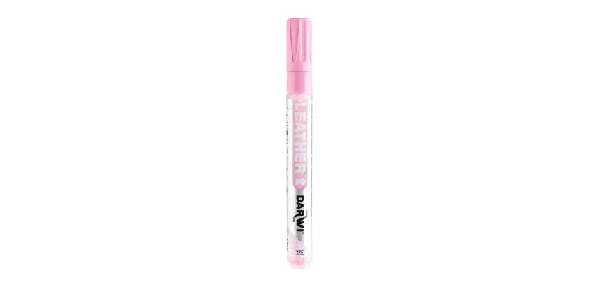DARWI Marqueur Peinture sur Cuir Pointe Conique Fine 2mm - Rose