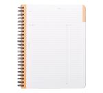 Meetingbook Rhodiactive 90g reliure intégrale A5+ 160 pages microperforé non perforé - Noir