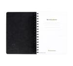 My.daily.planner Age Bag carnet reliure intégrale A5 250 pages détachables - Noir
