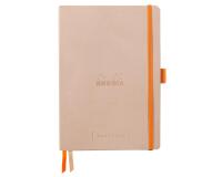 Rhodiarama Goalbook souple A5 240 pages dot papier ivoire 90g - Touche de rose